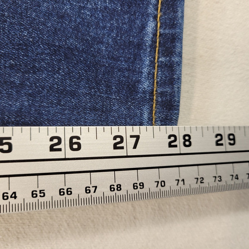 Lucky Brand 410 Athletic Straight Jeans Mens 38x29 Blue Denim Stretch - Picture 10 of 12